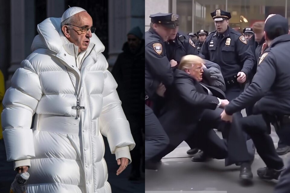 El Papa Francisco Con Camperón Y Donald Trump Detenido ¿es Posible Identificar Imágenes Creadas 3192